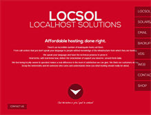 Tablet Screenshot of localhostsolutions.com